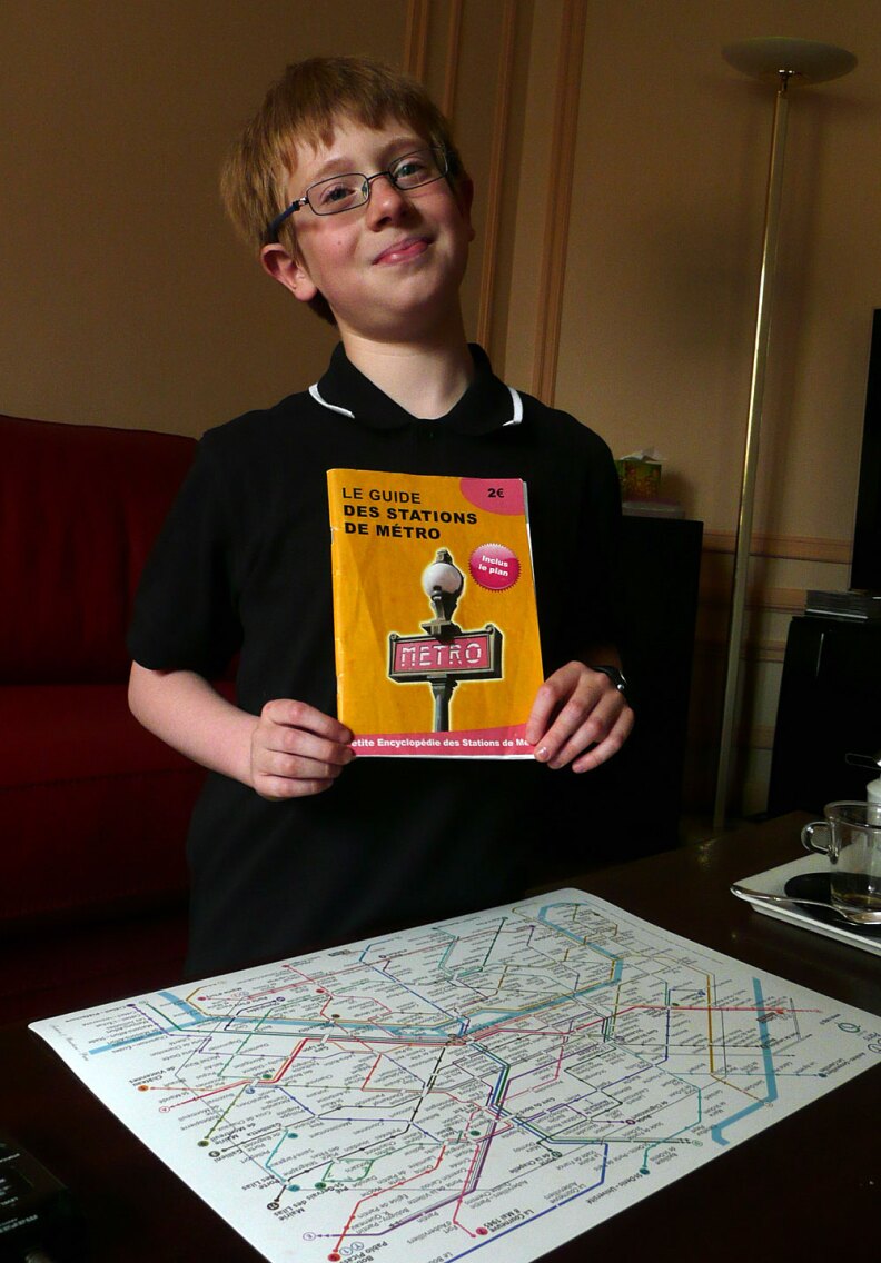 Adrien Venturi, 11, calls the Metro system a "magic place."