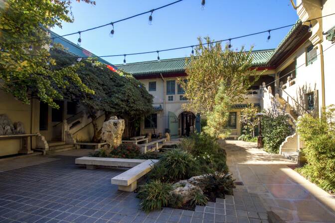 The newly renovated USC Pacific Asia Museum, December 6, 2017.  (Photo/Gus Ruelas)