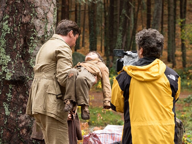 Joe Berlinger films Christian Bale for "Intent To Destroy."
