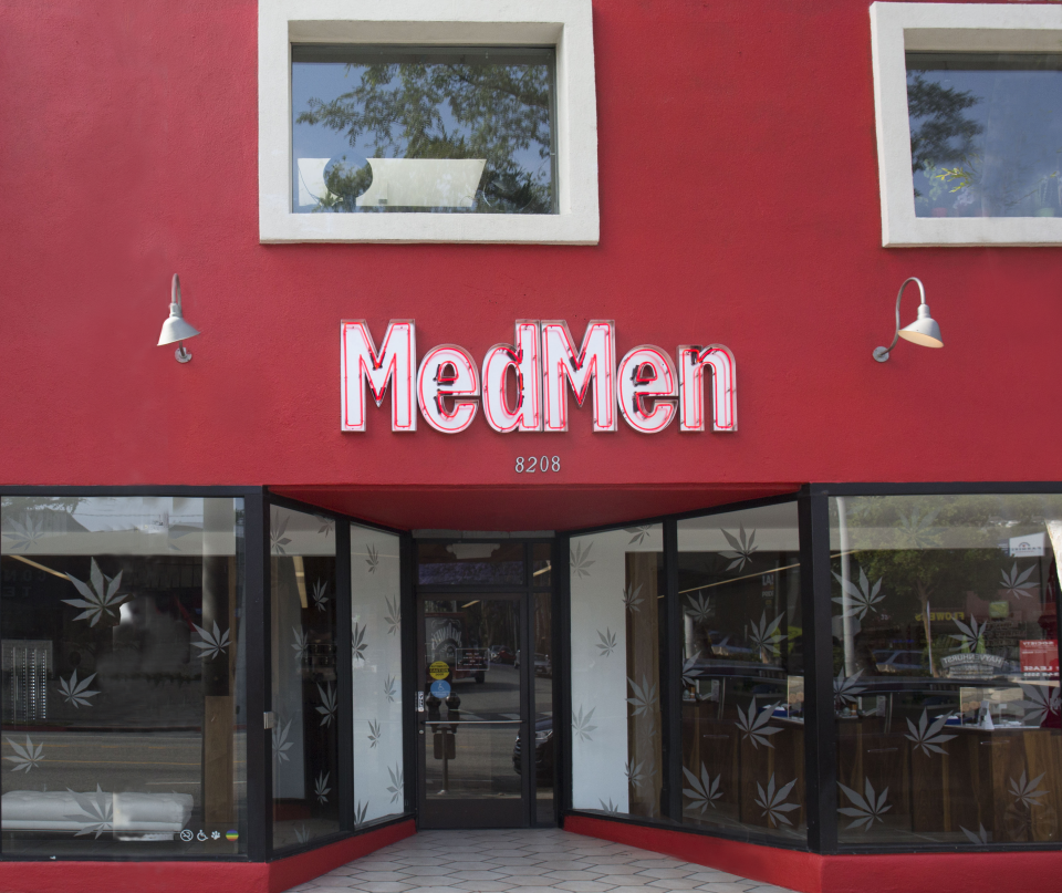 The MedMen West Hollywood storefront