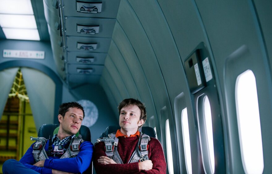 OK Go on a Russian airplane for its new music video "Upside Down & Inside Out." 