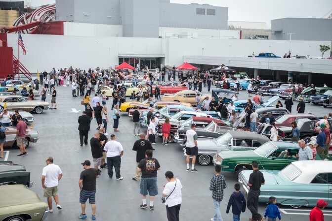 The Petersen Automotive Museum held a lowrider car show in conjunction with its exhibit, The High Art of Riding Low.