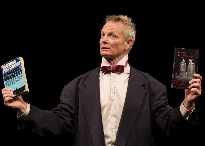 Bill Irwin conceived and performs the solo show, “On Beckett.” 

