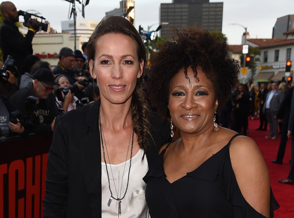 WESTWOOD, CA - MAY 10:  Comedian Wanda Sykes (R) and Alex attend the premiere of 20th Century Fox's "Snatched" at Regency Village Theatre on May 10, 2017 in Westwood, California.  (Photo by Kevin Winter/Getty Images)
