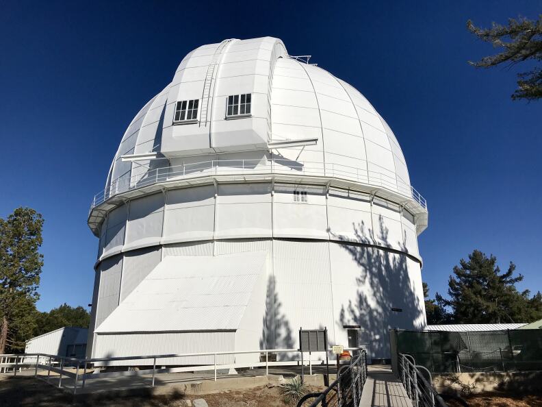 The Hooker Telescope dome.