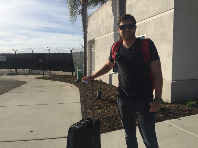 Dr. Levin said that he will fly back to Ventura for work on Saturday. Depending on when the 101 Freeway reopens, he will either drive or fly back home after that. 