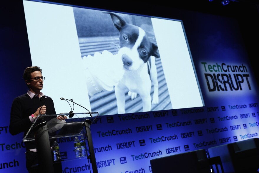 Jonah Peretti of Buzzfeed speaks onstage at the TechCrunch Disrupt NY 2013 at The Manhattan Center on April 29, 2013 in New York City. 
