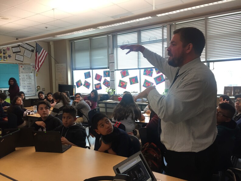 To mark the anniversary of the walkouts, Brett Drugge played a film depicting the walkouts. Then, the students discussed how the protest is relevant to today students.
