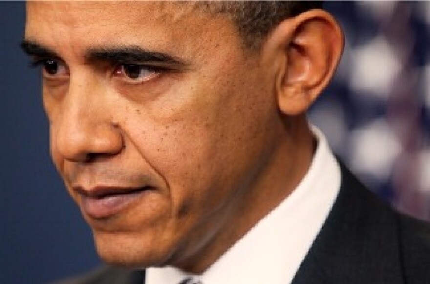 U.S. President Barack Obama listens during a news conference at the White House briefing room December 7, 2010 in Washington, DC. Obama held a news conference after he had announced a deal with Republicans to temporarily extend Bush-era tax cuts to Americans in all tax brackets.