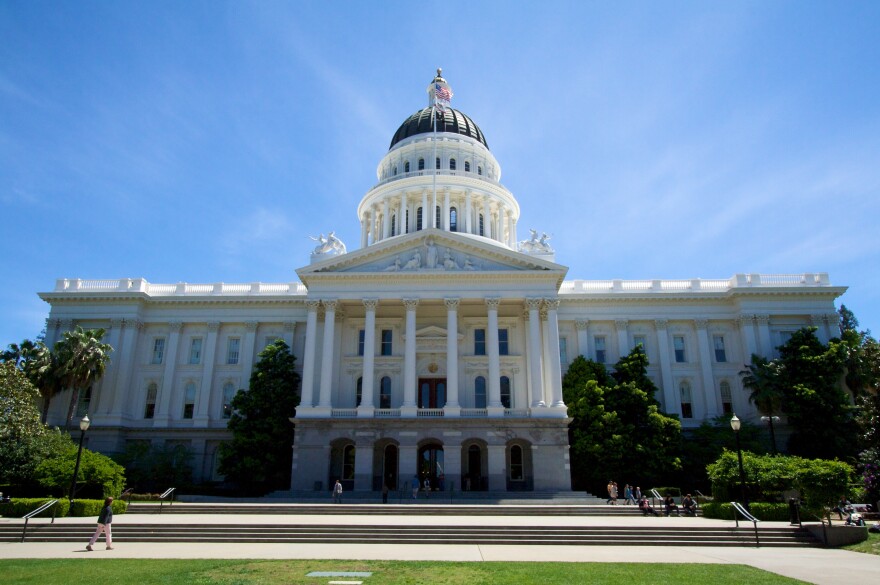 The California State Capitol in Sacramento.