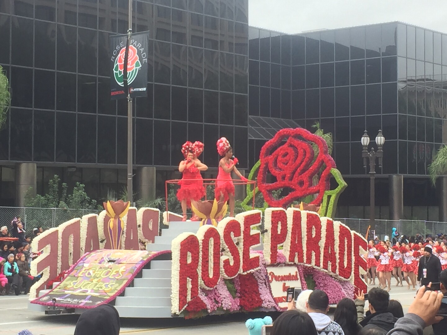 The 2017 Rose Parade theme was "Echoes of Success."