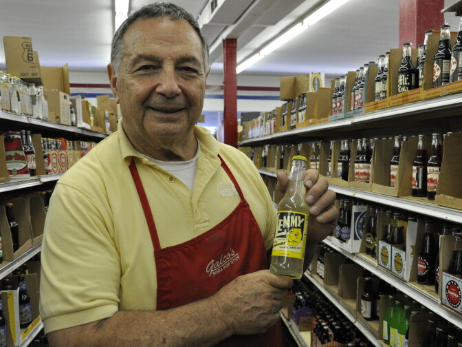 Mr.Nese holds a bottle of Lemmy, a lemonade soda— one of his top 5 choices for refreshing summer sodas. 