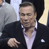 Los Angeles Clippers owner Donald Sterling attends the NBA playoff game between the Clippers and the Golden State Warriors, April 21, 2014 at Staples Center in Los Angeles, California. NBA Commissioner Adam Silver said April 26 that the NBA is investigating Sterling for alleged racist comments