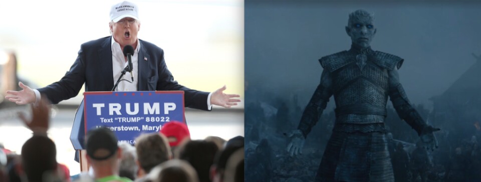 Professor Stephen Dyson compares presidential candidate Donald Trump to Game of Thrones character the Night King.