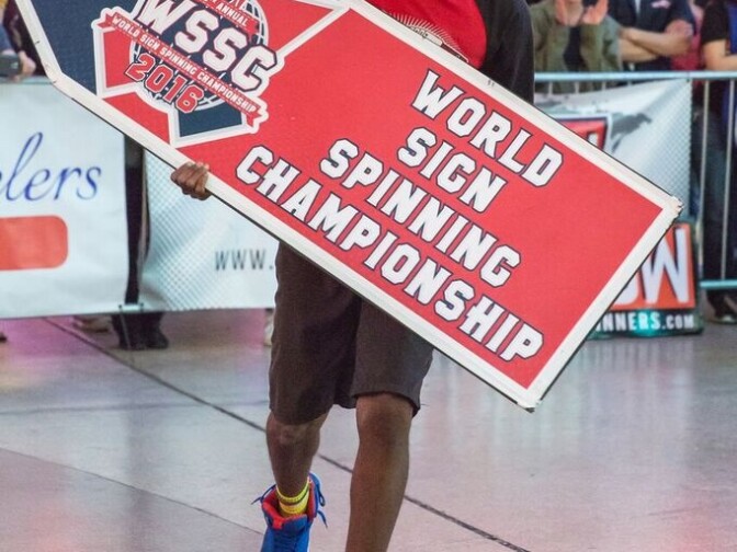 Kadeem Johnson performs in his final set.