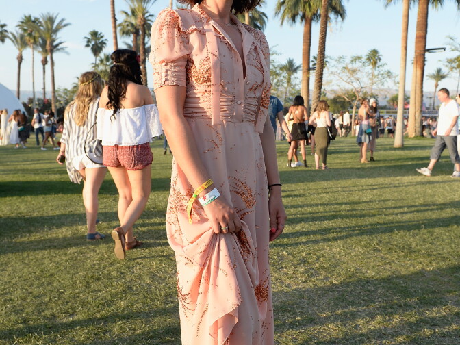 INDIO, CA - APRIL 15:  A festivalgoer attends day 2 of the 2017 Coachella Valley Music & Arts Festival Weekend 1 at the Empire Polo Club on April 15, 2017 in Indio, California.  (Photo by Matt Cowan/Getty Images for Coachella)