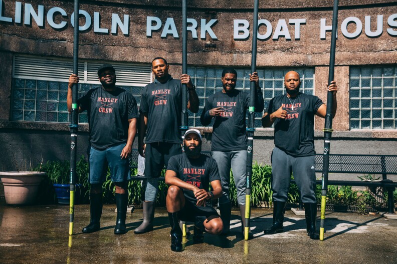 In 2019, former teammates of the Manley High School crew team reunited at the Lincoln Park Boat House in Chicago, where they previously experienced racial discrimination.