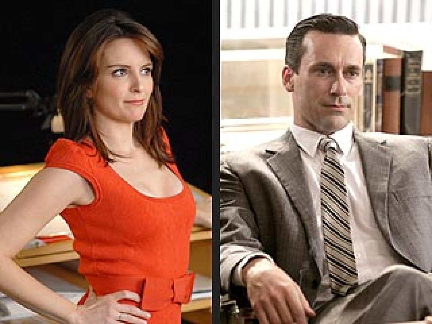 Tina Fey and Jon Hamm