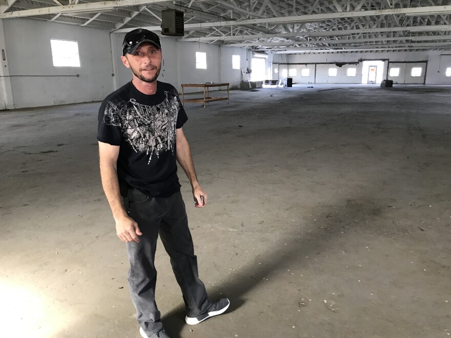 Lynwood Urban Gardens owner Arthur Shvartsman stands in the warehouse where he plans to grow 240 pounds of marijuana per month, Nov. 20, 2017. 
