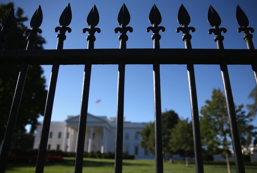 WASHINGTON, DC - SEPTEMBER 22:  The wrought iron fence that surrounds the White House is shown, September 22, 2014 in Washington, DC. The US Secret Service has launched an investigation to find out how man carrying a knife was able to get inside the front door of the White House on Friday night after jumping the fence on the north lawn.  (Photo by Mark Wilson/Getty Images)