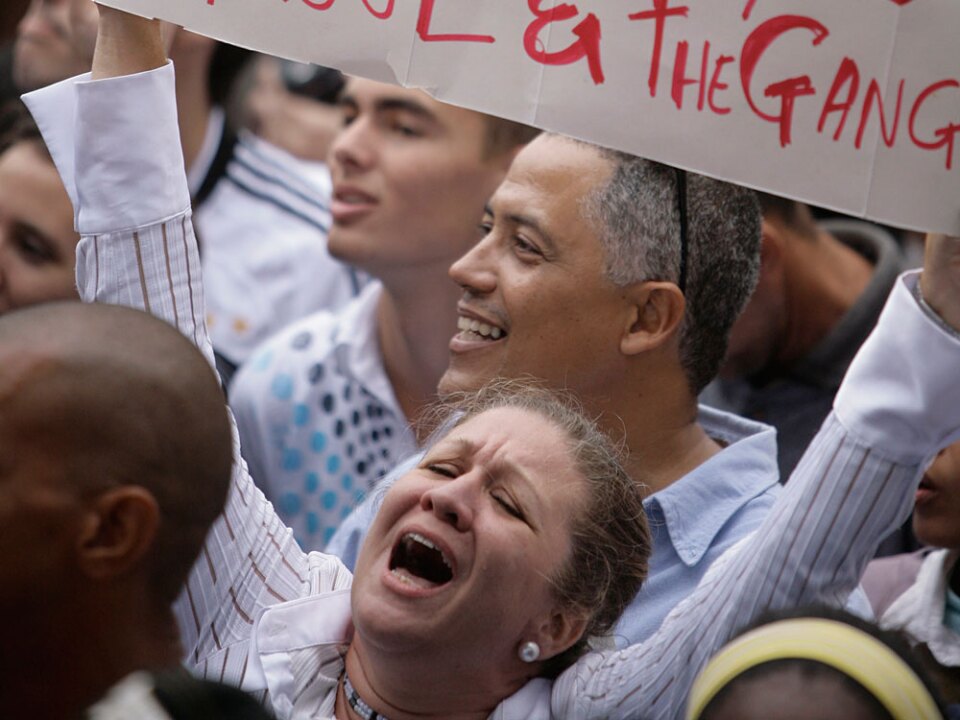 A fan of Kool & the Gang shouts during the band's concert in Havana in December. Cuba's Communist authorities no longer frown on American pop music and rock 'n' roll.