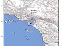 Map shows intensity of shaking of a 3.1 earthquake on Sept. 17, 2026.