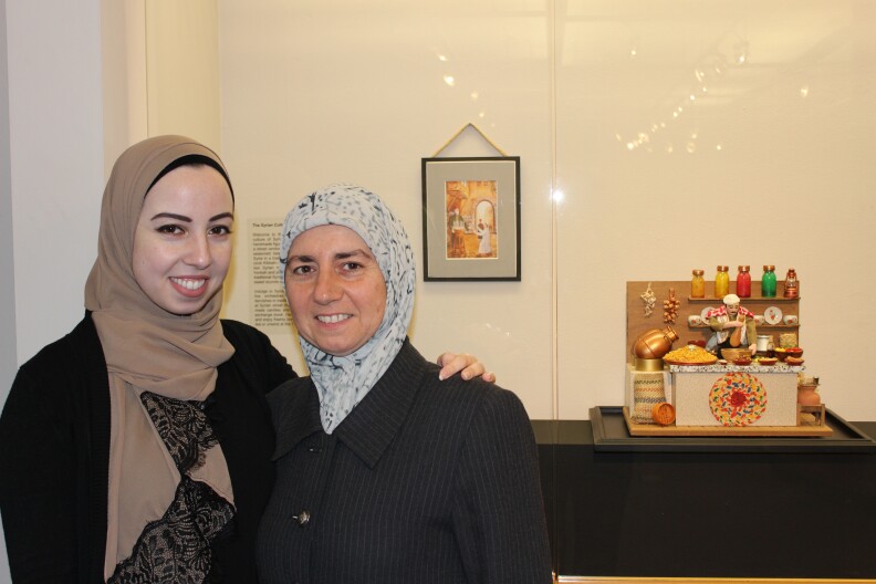 Dania Alkouli and Maria Khani, co-curators of "A Country Called Syria."