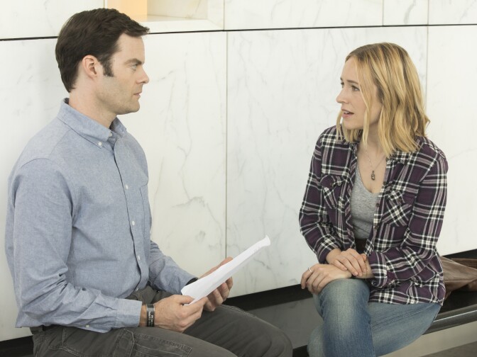 Bill Hader and Sarah Goldberg in HBO's "Barry."