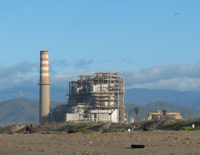 The Mandalay Generation Station in Oxnard is likely to be retired. At issue among policymakers in Ventura County is whether a new power plant in the same location can replace it. Critics of the plan to put in a newer smaller plant say risks from climate change make a new plant a bad idea. 
