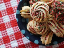 File photo of a plate of holiday baked goods. 