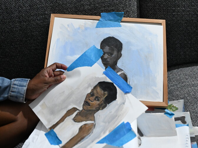 Michal Worke, an Israeli artist with Ethiopian roots, shares her work devoted to Avera Mengistu.