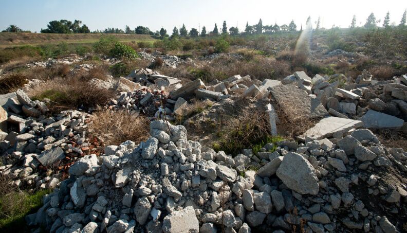 The Strathern Pit landfill transformation is a 46 million dollar project, with funds coming from Proposition O, Department of Water and Power, and the Flood Control District.