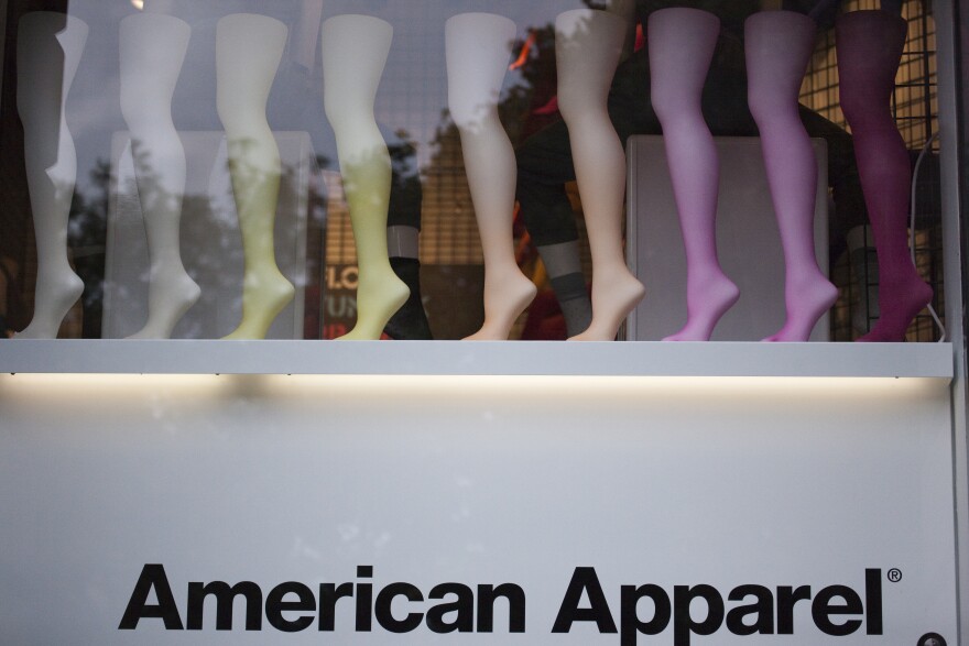 An American Apparel store.