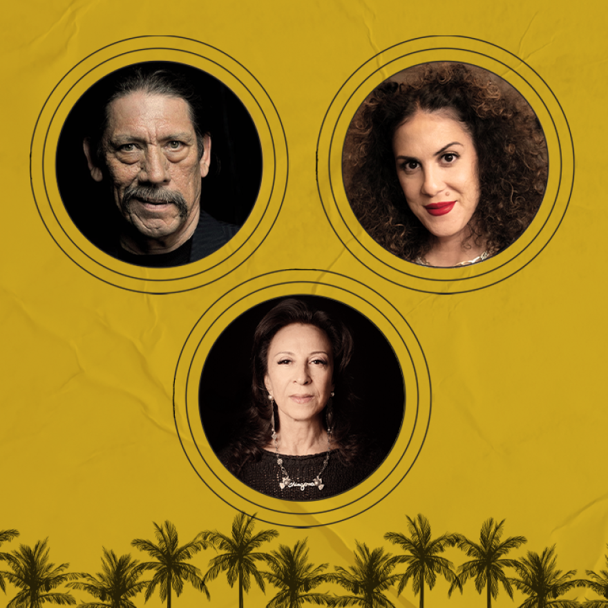 Danny Trejo, Marcella Arguello and Maria Hinojosa