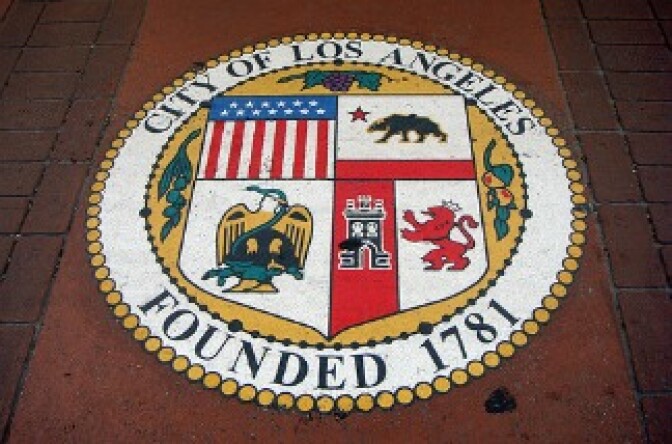 The Los Angeles city seal.