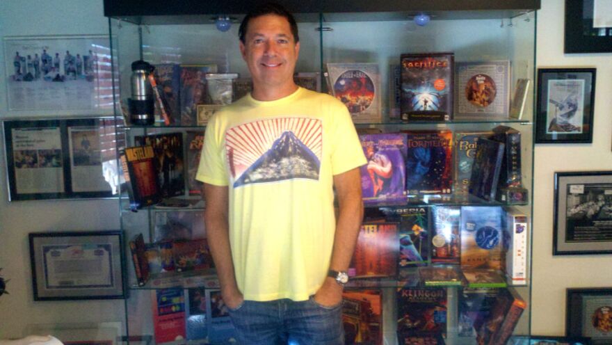 Brian Fargo, CEO/Leader in Exile of Newport Beach-based inXile Entertainment, which raised millions on Kickstarter.