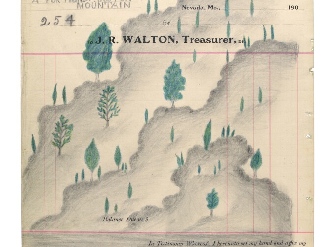 <em>A Portion of Boston Mountain </em>(No. 254)<em> </em>by James Edward Deeds Jr.