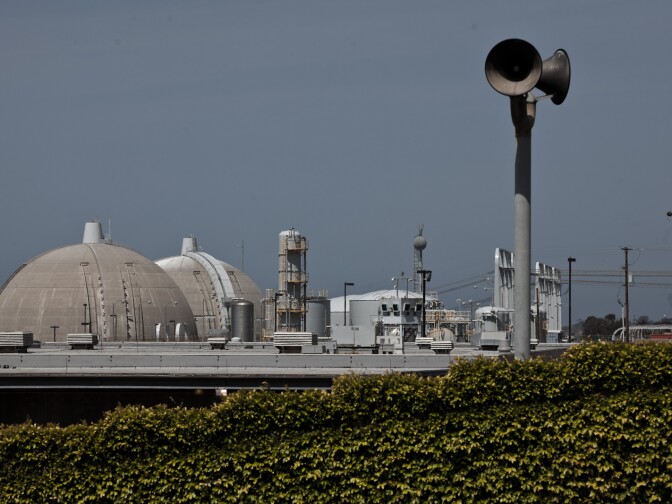 The San Onofre Nuclear Power Plant is seen on April 6, 2012.