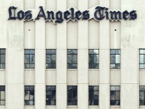 The Los Angeles Times building.