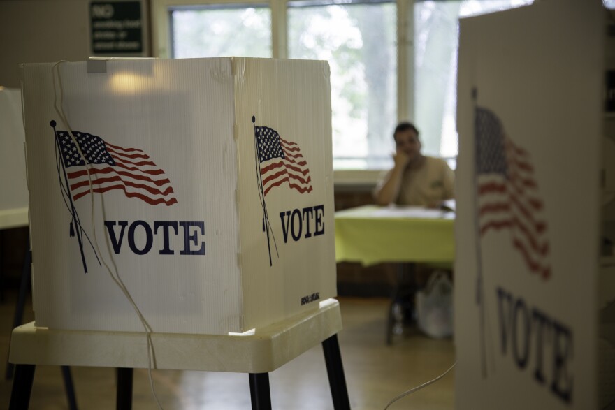 Residents of Boyle Heights vote in the primary election on Tuesday, June 5, 2018.