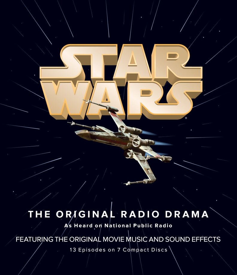 Packaging for the "Star Wars" radio drama CD collection.