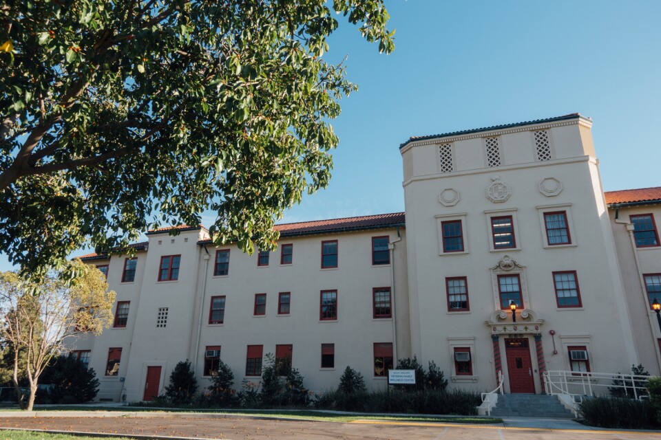 UCLA opened three veteran service centers on the West LA VA campus in 2017. Pictured: the Veteran Family Wellness Center.