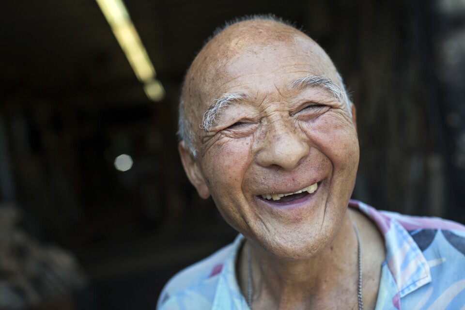 Artist Kenzi Shiokava has spent 22 years in a studio in Compton. His work is featured in the Hammer Museum's biennial exhibition, "Made in L.A."