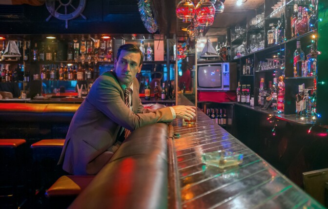 Jon Hamm stars as Mason Skiles in director Brad Anderson's BEIRUT, a Bleecker Street release.