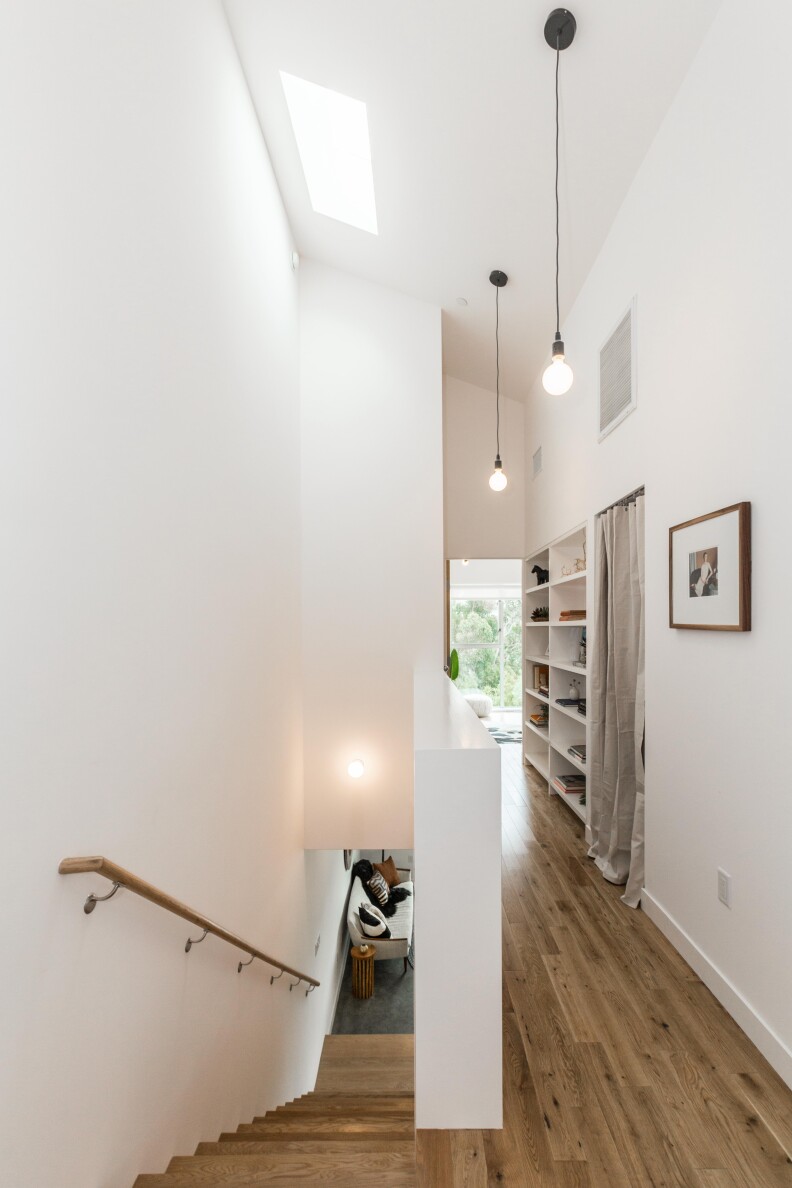 One of the homes in the Blackbirds housing development in Echo Park. 