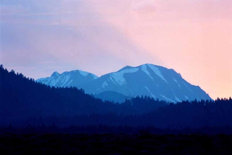 Mammoth Mountain, in the Eastern Sierra Nevada Mountains of California, is located along the giant Long Valley Caldera where recurring earthquake events, continued dome-shaped uplifting of the central section of the caldera, and changes in thermal springs and gas emissions keeps scientists on the alert for signs of the disastrous explosive volcanic event that many believe is inevitable. 