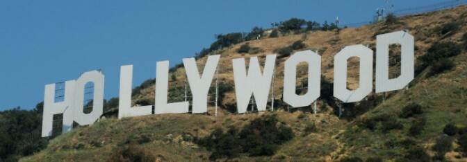 The Hollywood sign, Hollywood, CA.
