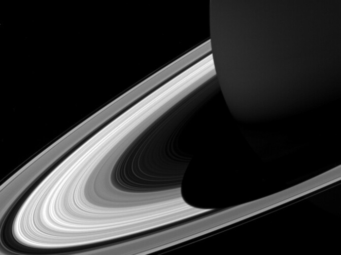Saturn's rings.