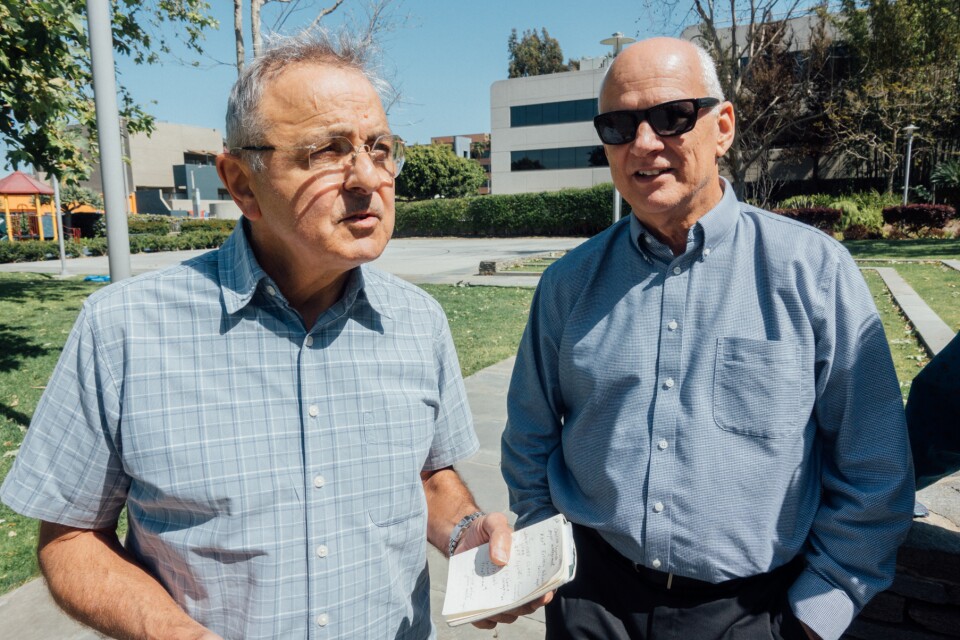 Left: Gerald Saldo. Right: Paul Mahony, both attendees of the PTSD Clinic at the West LA VA.