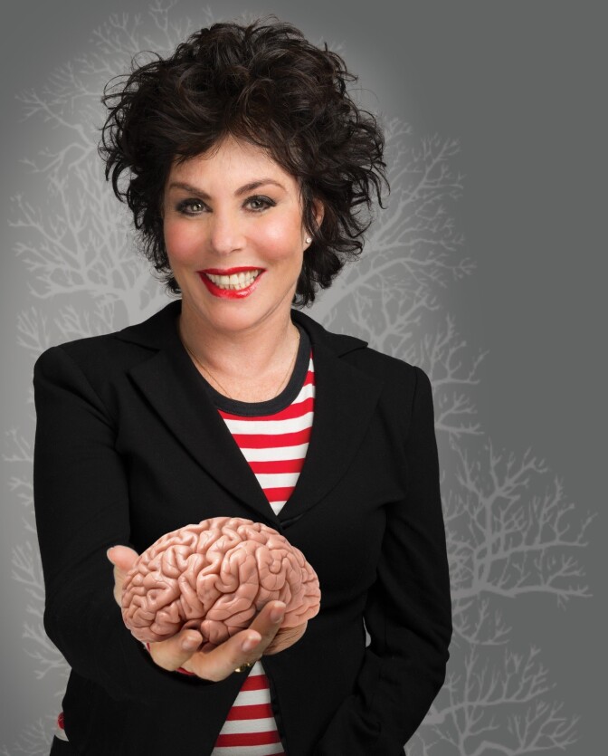 Ruby Wax's new book is titled "Sane New World: A Users Guide to the Normal-Crazy Mind."